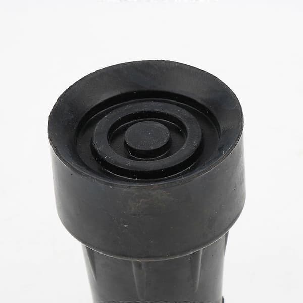 4 Pieces Rubber Trekking Pole Tips, Crutch Tips, Bottom Protectors, 19mm