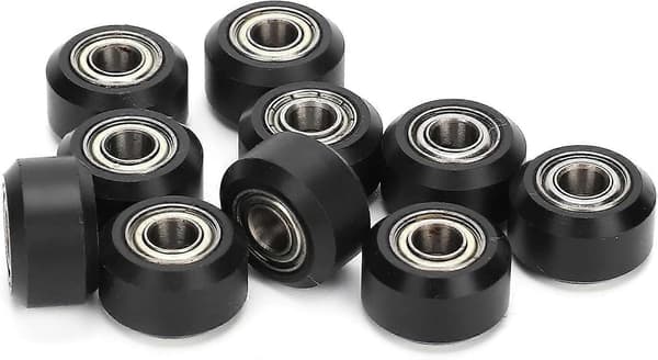 5 mm Idler Pulley with Bearing, Low Friction Tensioner Roller, 3D Printer Accessory, Wheel Replacement (FMY)