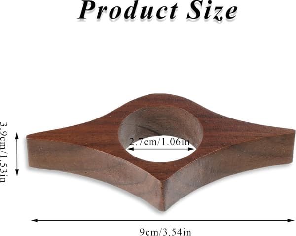 Handmade Walnut Wood Bookmark Holder - Unique Reading Accessory for Book Lovers