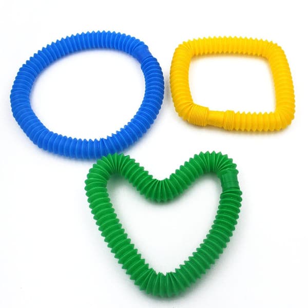 4-pakkaus - Pop Tube - Fidget-lelut - Lelu / Sensorinen monivärinen multifärg multicolor