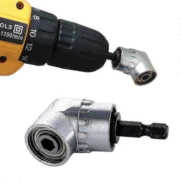105 Graders Vinkel Skruetrækker Socket Adapter Justerbar 1/4 tomme Hex Bit