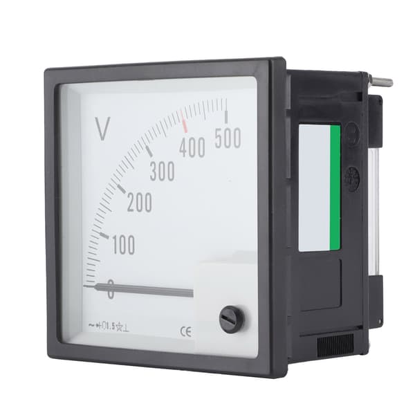 Voltmeter Vinkelret Viseskala AC 0‑500V Bådkabine Instrumentpanel