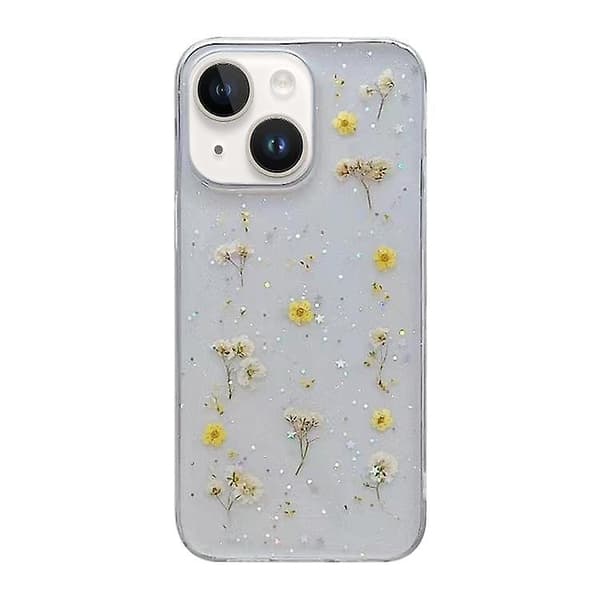 Gypsophila TPU-mobilskall til iPhone 15 Plus