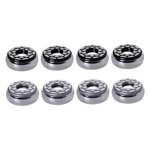 Shuffleboard-pucke 58 mm (2-5/16\"), sæt med 8, professionelt glatglidende rustfrit stål til hjemmeunderholdning og konkurrence