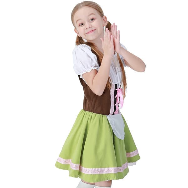 Børne Halloween Søde Tyske Oktoberfest Pige Kostumer XL XL