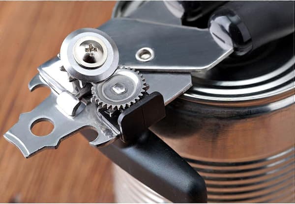 Stylish Chrome Multifunctional Can Opener with Ergonomic Comfort Grip for Kitchen, 1 pc 22.5x6.5x6.5cm