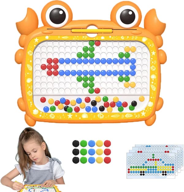 Magnetisk prikkekunst tegnebrett for småbarn