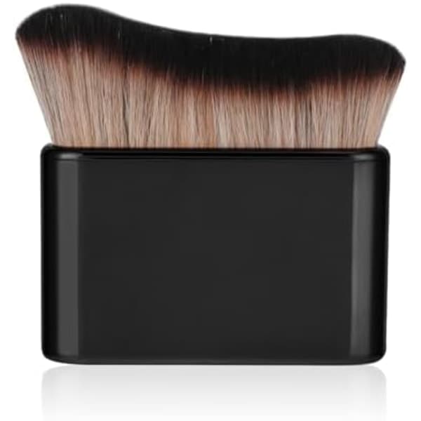 6,8x7 cm Selvbrunerbørste Blød Kropsmakeupbørste Bærbar Selvbrunerbørste Selvbruner Ansigtsbørste til Krops- og Benmakeup (B