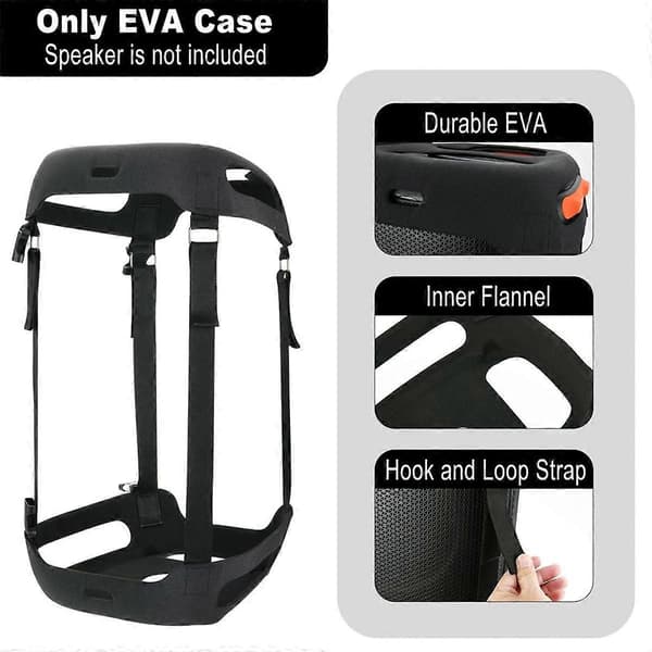 Travel Case for PartyBox 110 Speaker EVA Protective Replacement Cover with Double Shoulder Straps 12 12