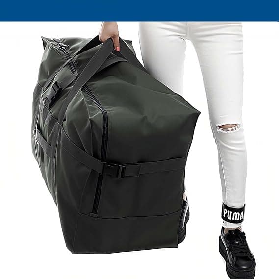 Stor rejsetaske, 120L foldbar weekendtaske til mænd og kvinder