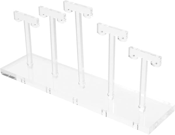 Flerlags Akryl Ørering Display Stand Smykke Organizer Desktop Opbevaringsstativ til Kvinder