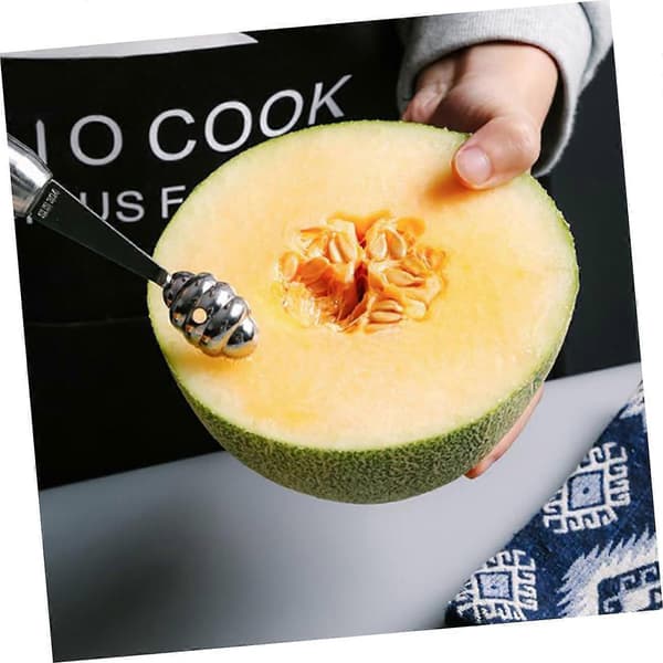 Melon Baller i rustfrit stål med ergonomisk greb til nem udskæring af vandmelon og cantaloupe