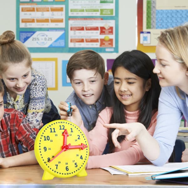 Pædagogisk Ur Læringstid Time Minut Sekund Børnehave Gul