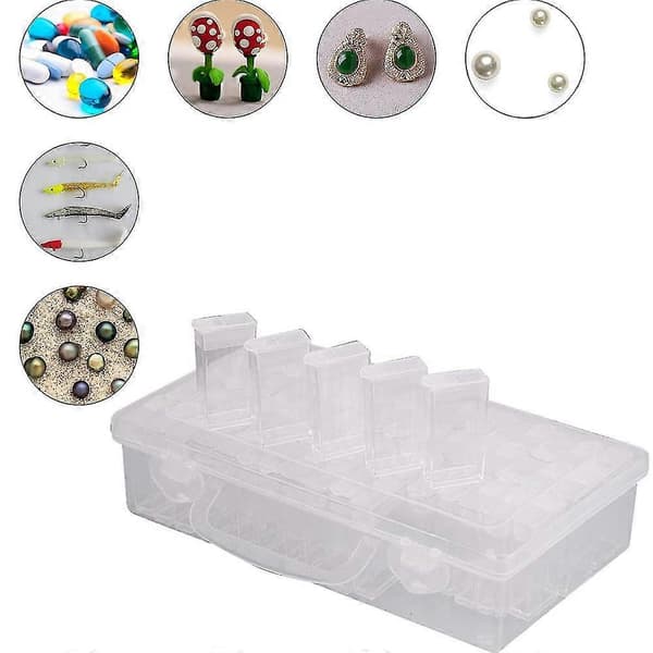 42/84 Grid Transparent Box DIY Handmade Beaded Diamond Painting Box