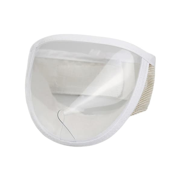 Pet Muzzle Anti-bite Adjustable Breathable Anti-scratch Small Pet Transparent Grooming Muzzle Cat Su S S