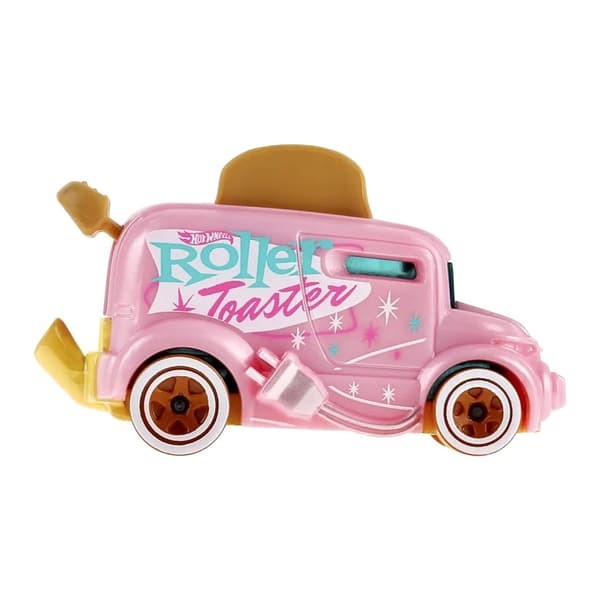 Hot Wheels Pink Roller Toaster Die-Cast Car, 39/250, 1:64 Scale