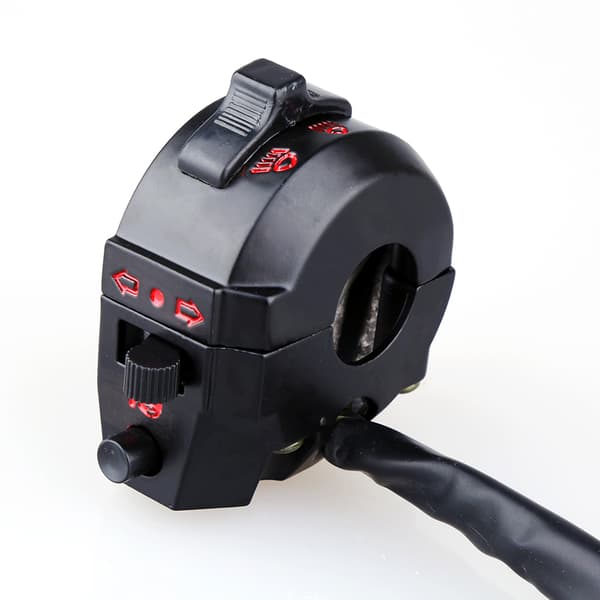 7/8 inch Motorcycle Left Switch Handlebar Control Horn Turn Signal Light High/Low Beam Black New