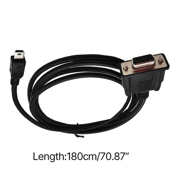 Mini USB Han Til RS232 DB9 9 Pin Hun Adapter Forlængerkabler 180CM Kabeladapter