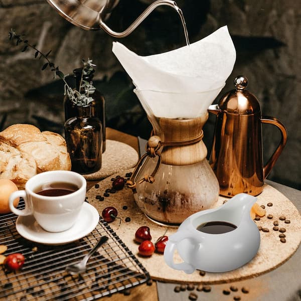 Ceramic Creamer, Multifunctional Coffee Milk Jug with Spout and Comfortable Handle, Suitable for Home Use