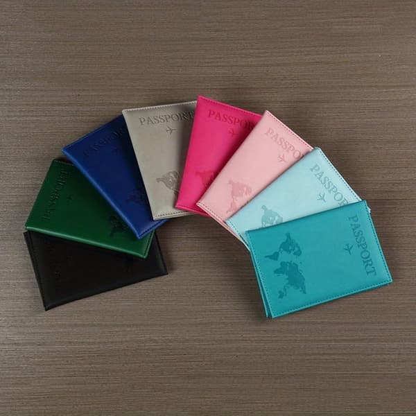 Passfodral | Bekvämt PU-passskyddsfodral i söt stil (rosa) Rosa Pink