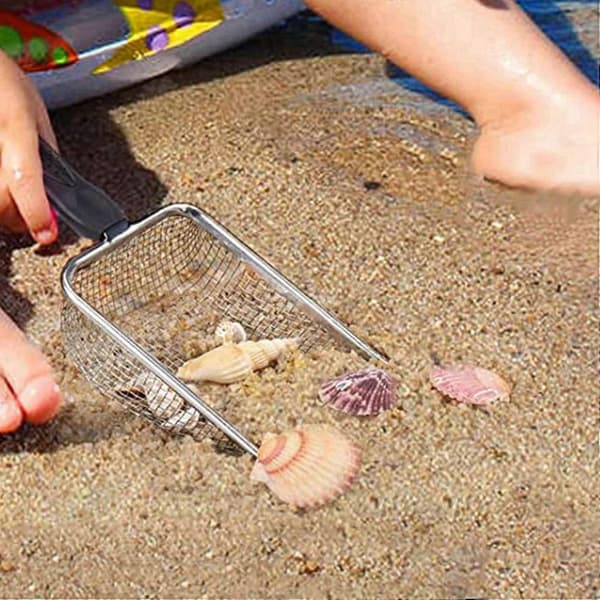 2X Strandnetspader til muslingindsamling - Børnesandsigte og dypper til at samle muslinger op