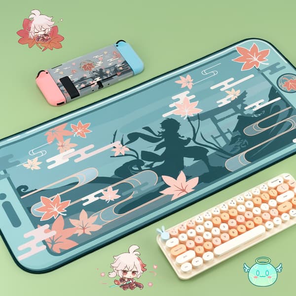 Extra Large Desk Pad and Mouse Mat, 76.5×34.5 cm
