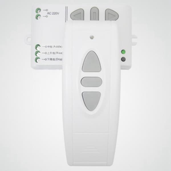 -T02 AC 220V Motor Wireless Remote Control Switch Up Down Stop Moving Motor Controller Forward Backward TX RX Latched
