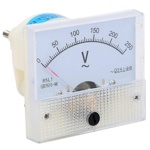 85L1 AC 0-250V High Precision Pointer Voltmeter Voltage Meter Mounted Voltage Measuring Instrument