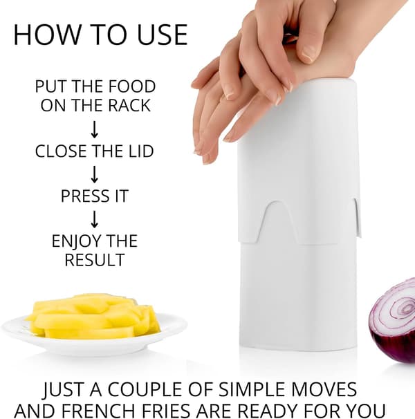 French Fry Cutter Tool — Food Dicing Machine Vegetable Chopper Vegetable Shredder