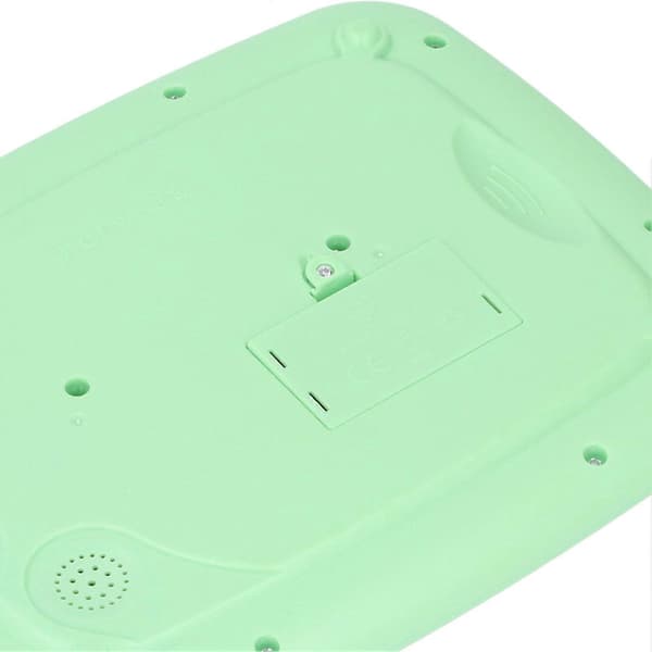 Arabic Learning Machine for Kids, Intelligent Educational Toy, 28 Alphabetical Words, 10 Numbers, Electronic Arabic Textbook, Green