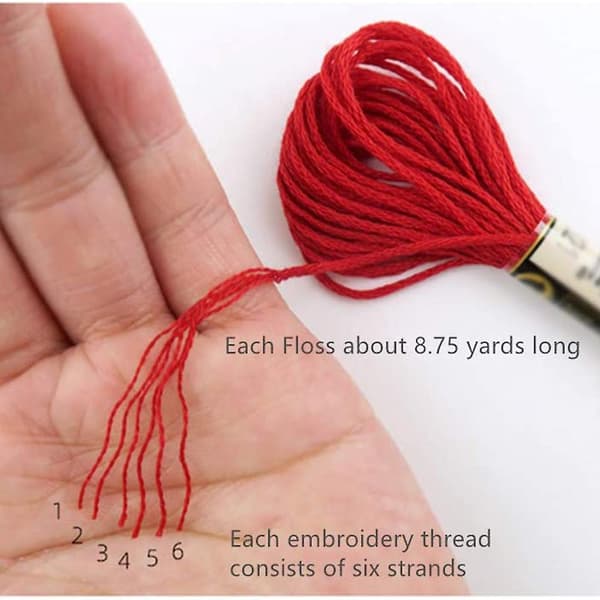 Premium Rainbow Embroidery Floss, Cross Stitch Thread