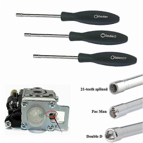 Carburetor Adjustment Tool Screwdriver for Echo Husqvarna Craftsman - 3-Piece Set