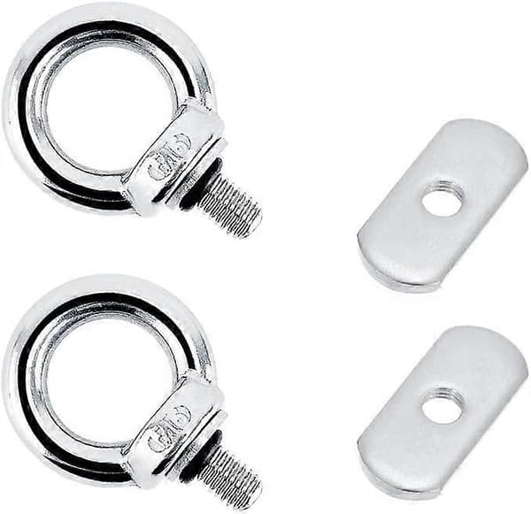 4-pack skenmonterade fästöglor för att fästa bungee eller andra rep, upp till 0,6-FX-