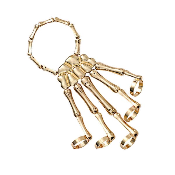 2025 Fidget Legetøj Skelet Hånd Design Til Natklub Halloween Kostume Tilbehør