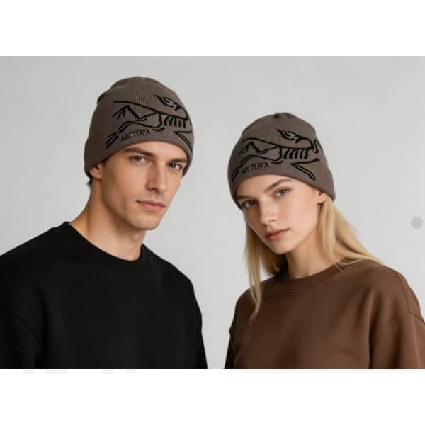 Arc'teryx Bird Head Toque Mössa Brun Merinoull Stickad Vintermössa Unisex Brun brown