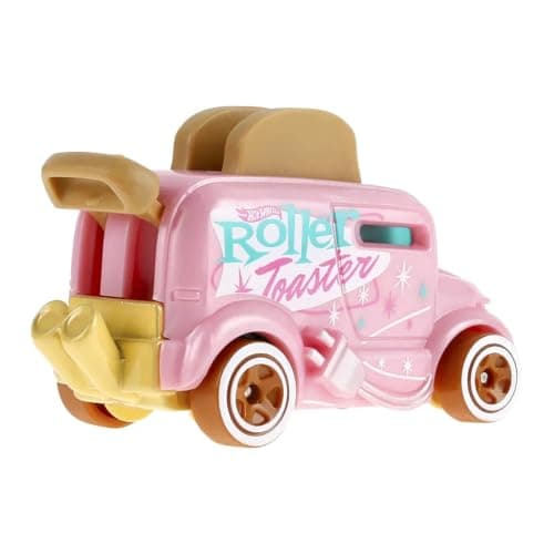 Hot Wheels Pink Roller Toaster Die-Cast Car, 39/250, 1:64 Scale