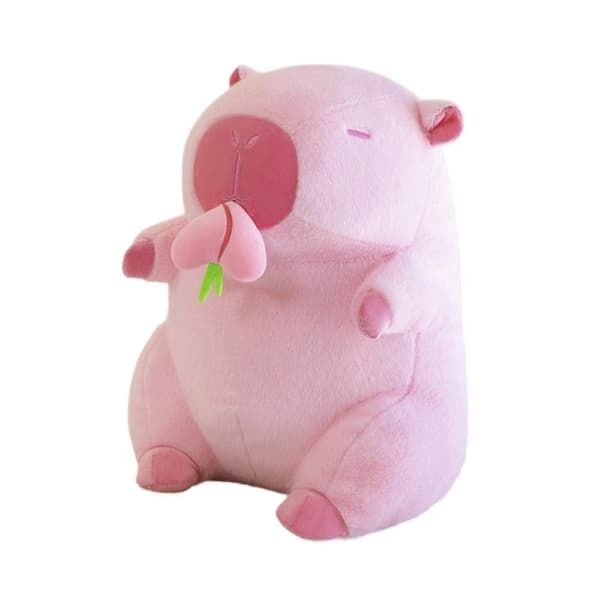 Kapybara-pehmolelu, pehmolelu Kapybara-pehmolelu, pehmeät Kapybara-pehmohahmot Persikka Kapybara Vaaleanpunainen Peach Capybara PInk