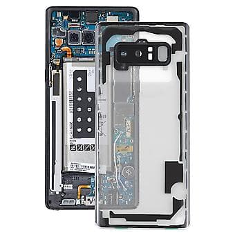 Gjennomsiktig batteribakplate for Samsung Galaxy Note 8