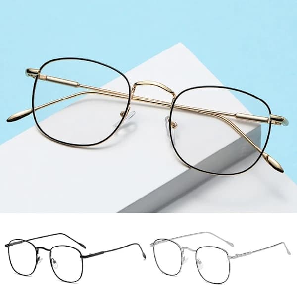 Anti-Blue Light Glasses Oversized Glasses BLACK BLACK Black
