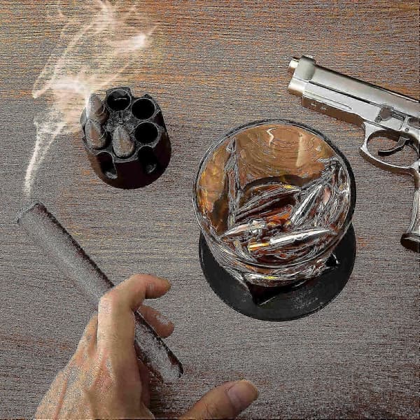 2025, Whiskey Bullet Stones, Whiskeystenar i rustfritt stål, gjenbrukbare isbiter i metall, Whiskey Bullet isbiter