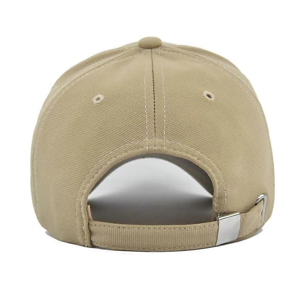 Khakifarget baseballcaps i hard bomull, solid solbeskyttelseshette for menn og kvinner, baseballcaps med andenebblignende skjerm