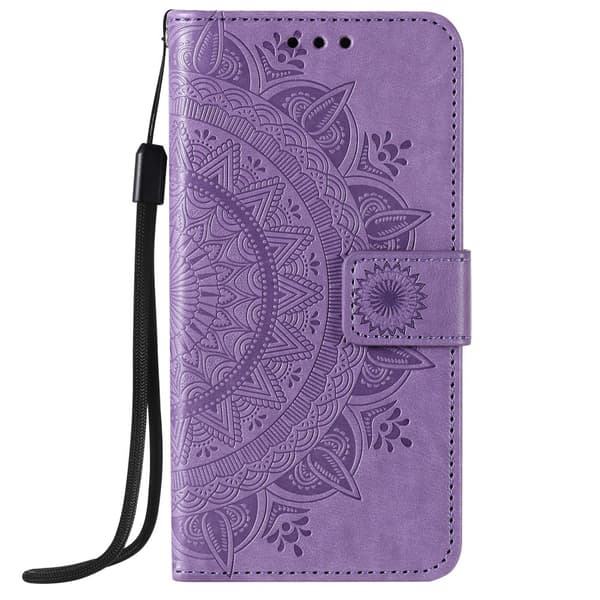 iPhone 12 / 12 Pro - Mandala-deksel - Lilla Lilla Lilla Purple Lila