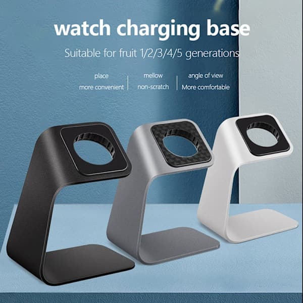Ladestation til Apple Watch i aluminiumslegering