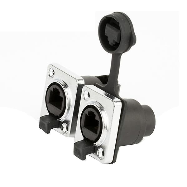 RJ45 Waterproof Network Connector 8p8c Female Panel Mount