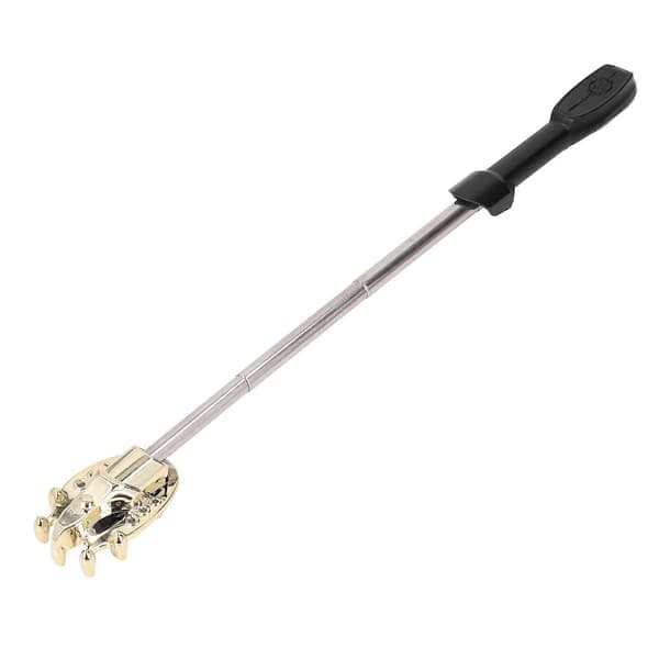 Electric Back Scratcher, 45 cm Extendable Effective Itch Relief Back Body Scratching Massage Tool for Home Travel Black