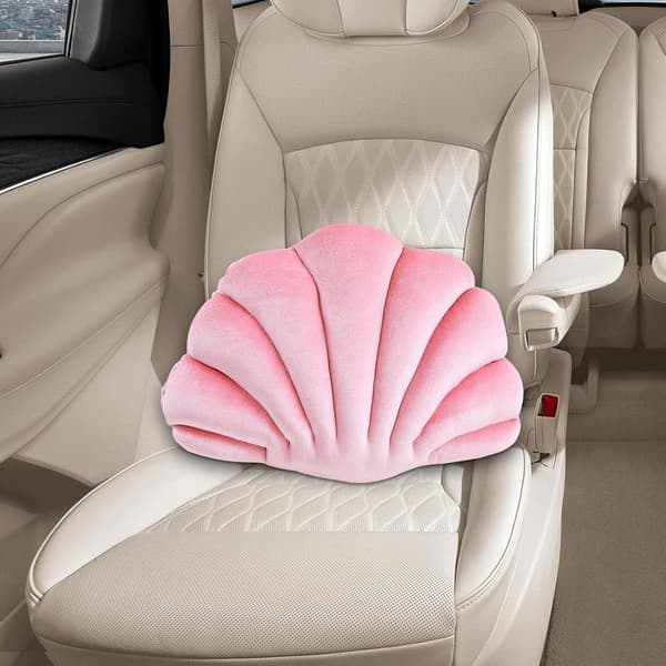 Shell-Shaped Pillows Mussel Pillow Floor Pillow Multifunctional Cushion for Sofa Bed Durable, Pink