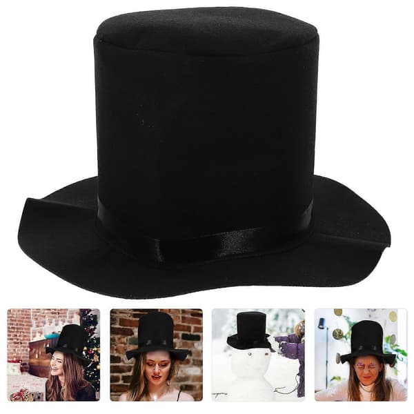 Christmas Snowman Hat Felt Cosplay Hat for Decoration Party Use