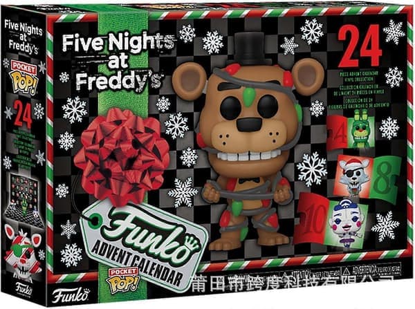 Adventskalender: Five Nights at Freddy's (FNAF) Minifigurer, Mystery Blind Box, Presentidé