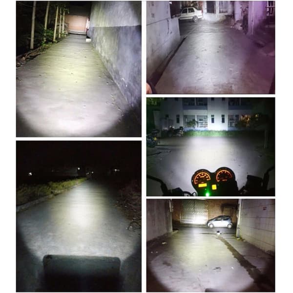 H4 LED-frontlykter Universal DC 12V 18W LED COB Motorsykkel frontlys