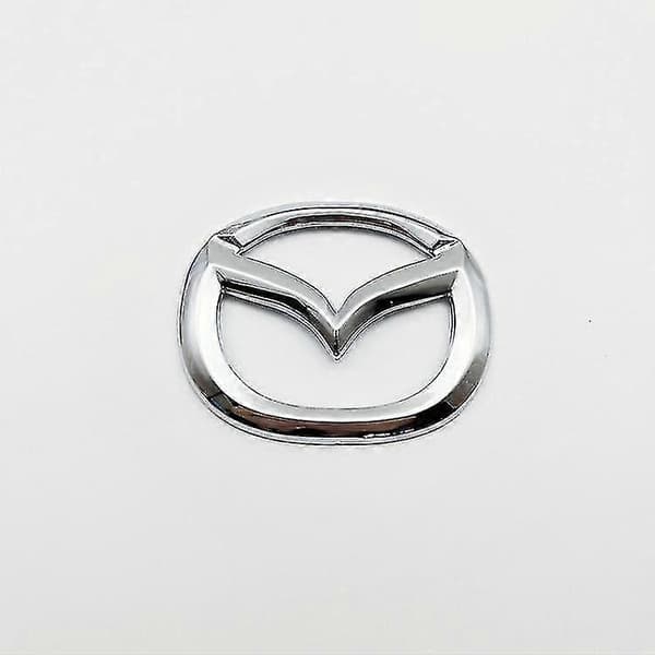 Krom Sølv Bilratt Emblem Logobadge for Mazda 3 6 CX-3 CX-5 CX-9